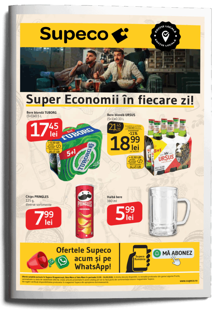 Catalog Bere & Chips Dragomiresti, Baia Mare si Satu Mare